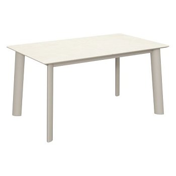 Стол раскладной из керамогранита слоновая кость (арт 35054) - Фото 2