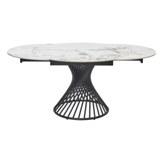 Стол обеденный раскладной со столешницей из керамики (арт 33358) Фото 11