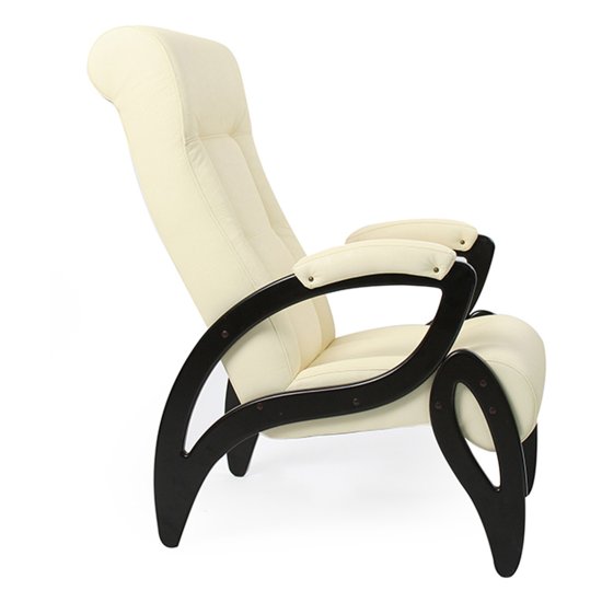 Кресло мягкое с подлокотниками бежевое (арт 14795) Фото 2