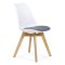 Стул дизайнерский мягкий из пластика eames (арт 32270)