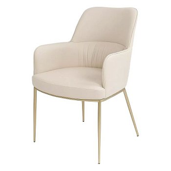 Стул на металлокаркасе бежевый (арт 35511) - Фото 2