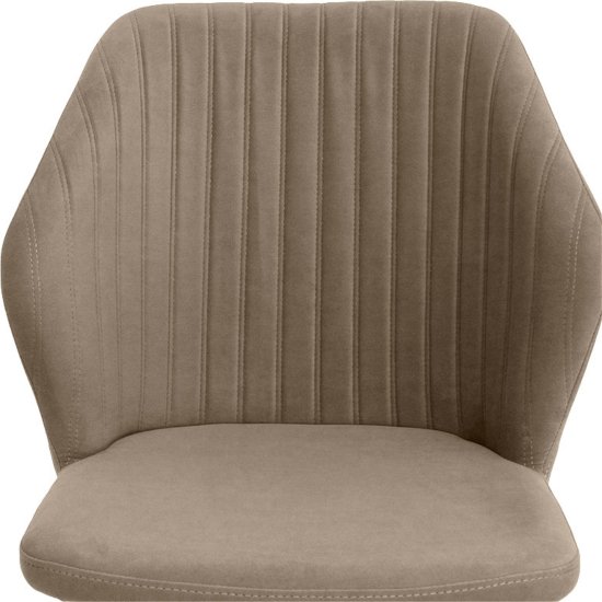 Стул на металлокаркасе из велюра (арт 25816) Фото 8