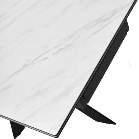 Обеденный стол раздвижной с керамической столешницей (арт 28292) Фото 5