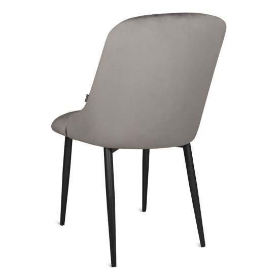 Стул на металлокаркасе мягкий из бархата (арт 19157) Фото 2