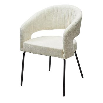 Стул для кухни с черными ножками мягкий (арт 33547) - Фото 2