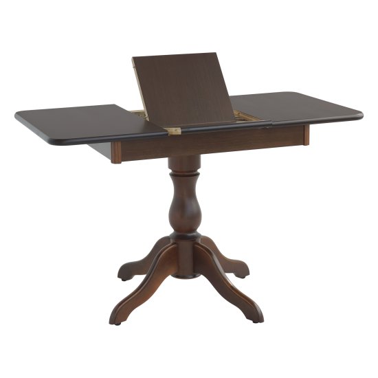 Кухонный стол раздвижной деревянный на одной ножке классика (арт 10280) Фото 2