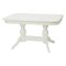 Стол для кухни белый 140 см классический (арт 14863)