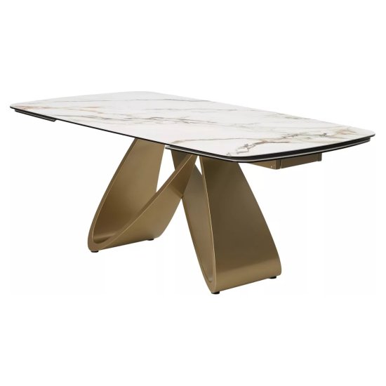 Стол раздвижной с керамической столешницей 180 см (арт 35268) Фото 3