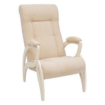 Полукресло мягкое с подлокотниками бежевое (арт 15839) - Фото 2