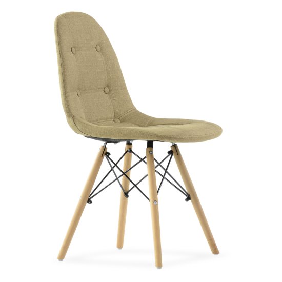Стул дизайнерский с мягким сидением eames (арт 12203) Фото 1