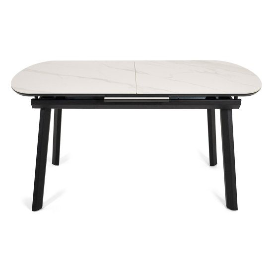 Стол керамический белый современный (арт 28784) Фото 2