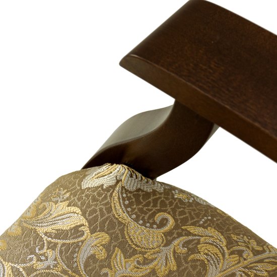 Банкетка деревянная мягкая бежевая классика (арт 4389) Фото 3