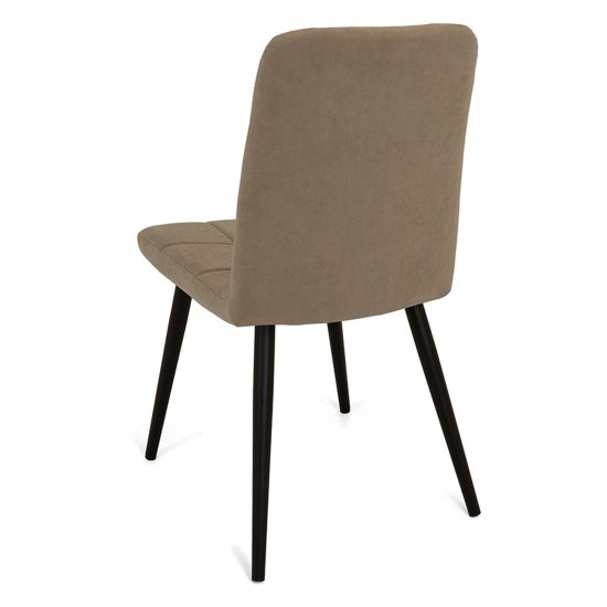 Стул металлический с обивкой из велюра (арт 18558) Фото 5