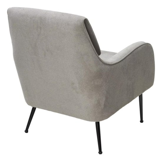 Полукресло ножки черные серое современное (арт 33972) Фото 2