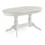 Стол обеденный раздвижной овальный белый классический (арт 7009)