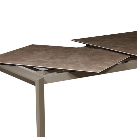 Стол дизайнерский раздвижной прямоугольный керамический (арт 10916) Фото 4