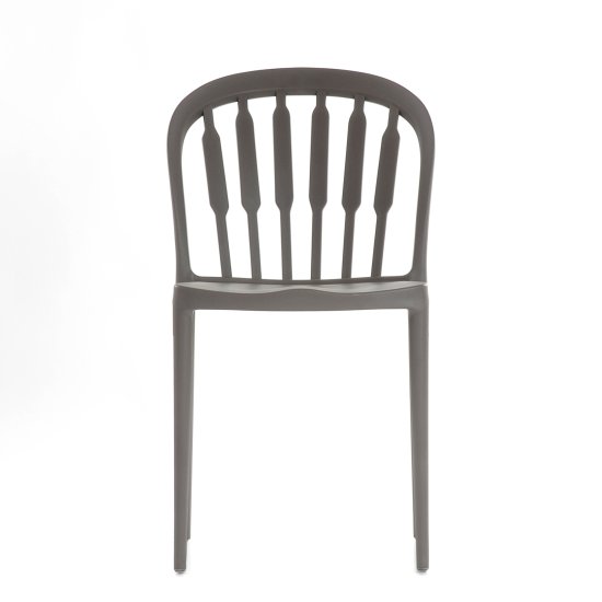 Стул бежевый пластиковый (арт 6596) Фото 2