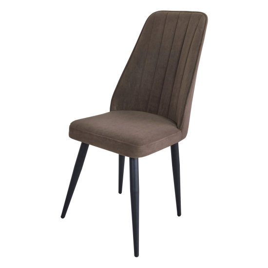 Стул на металлокаркасе бежевый современный (арт 14931) Фото 6