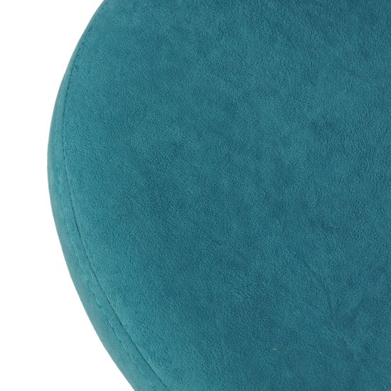 Стул полубарный с черными ножками голубой велюровый (арт 25384) Фото 3