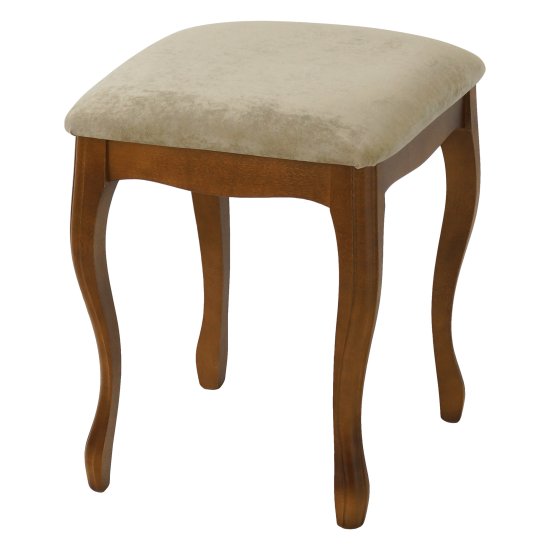 Банкетка деревянная мягкая бежевая классика (арт 29134) Фото 1