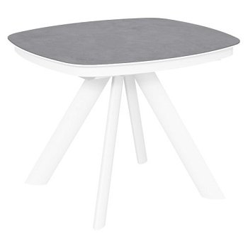 Стол овальный с керамической столешницей серый (арт 35219) - Фото 2