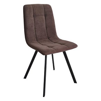 Стул на металлокаркасе с мягким сидением кремовый (арт 25080) - Фото 2