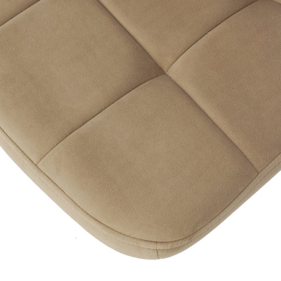 Стул с черными ножками мягкий из велюра (арт 33956) Фото 3