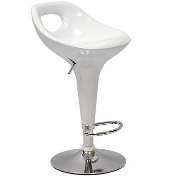 Барный стул ножки хром регулируемый (арт 2348) - Фото 2