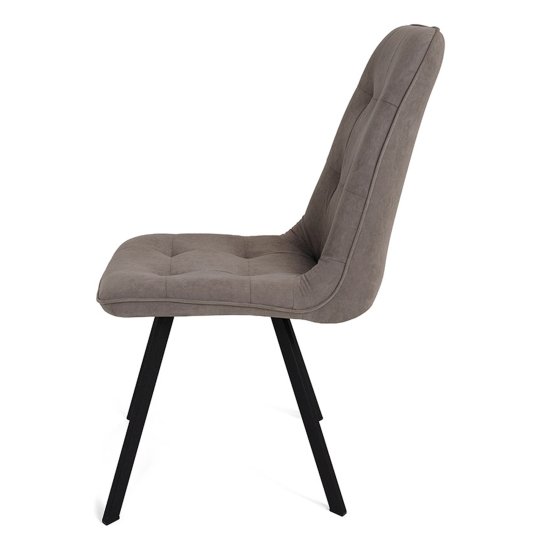 Стул с мягким сидением из велюра современный (арт 20668) Фото 3