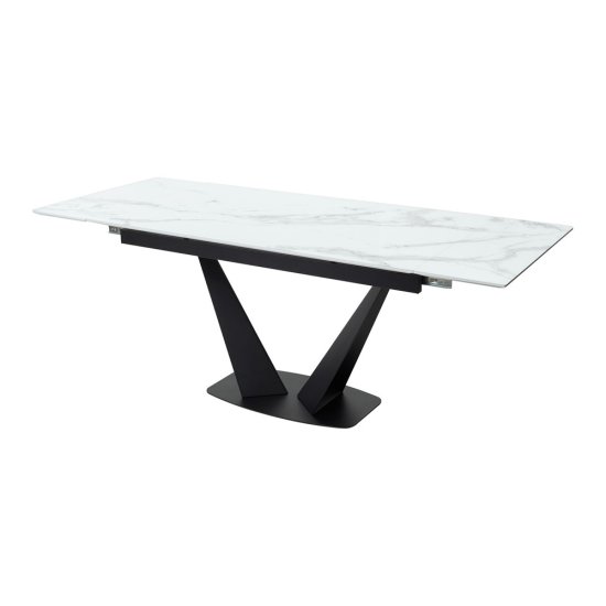 Стол белый на одной ножке 140 см (арт 14810) Фото 6