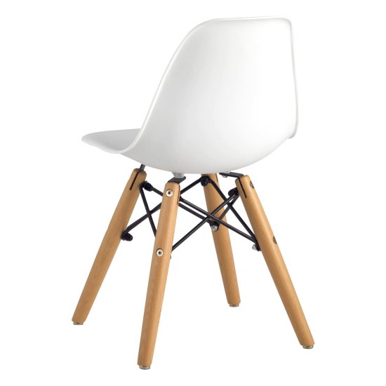 Стул дизайнерский деревянный белый eames (арт 29391) Фото 2