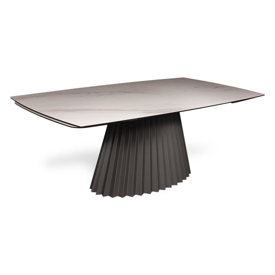 Стол обеденный раздвижной с керамической столешницей (арт 35913) Фото 1