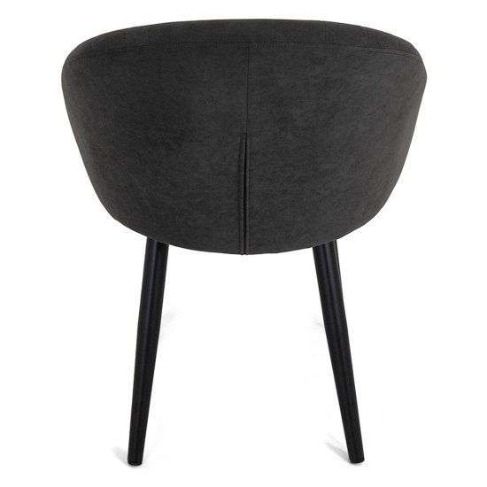 Стул на металлокаркасе мягкий коричневый из велюра (арт 23324) Фото 6