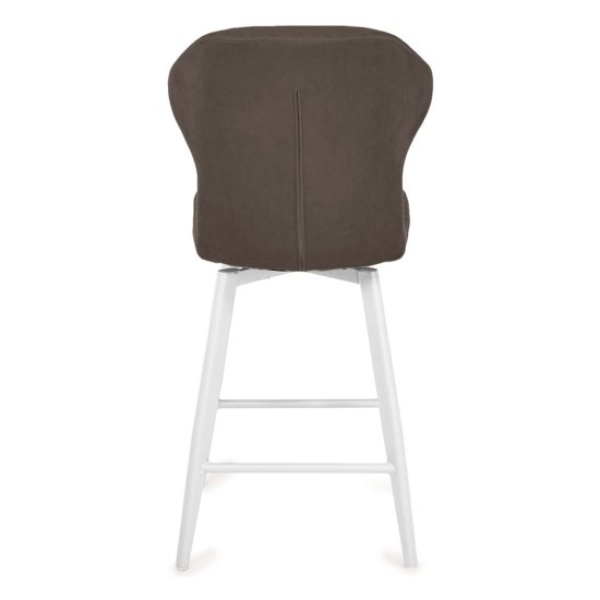 Полубарный стул мягкий велюровый (арт 34154) Фото 6