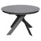 Обеденный стол раскладной круглый с керамическим покрытием (арт 35161)