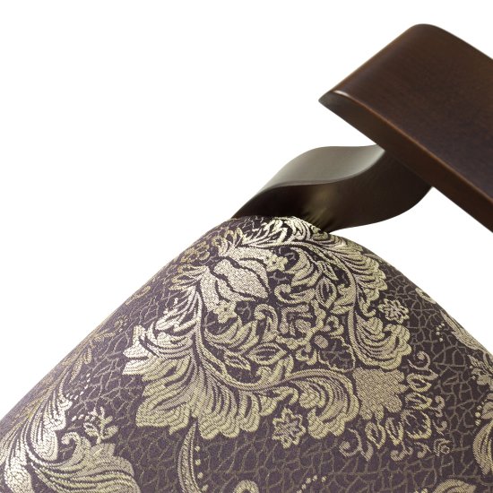 Банкетка из массива дерева мягкая розовая классическая (арт 18035) Фото 4