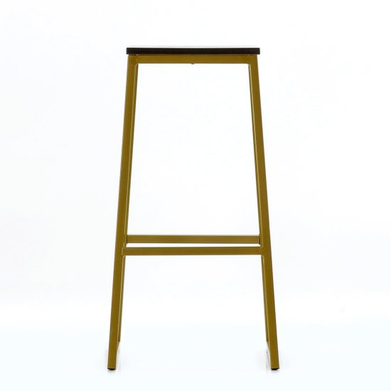 Барный стул дизайнерский ножки черные современный (арт 6774) Фото 1