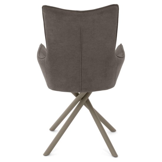 Стул интерьерный мягкий с подлокотниками велюровый (арт 35552) Фото 6