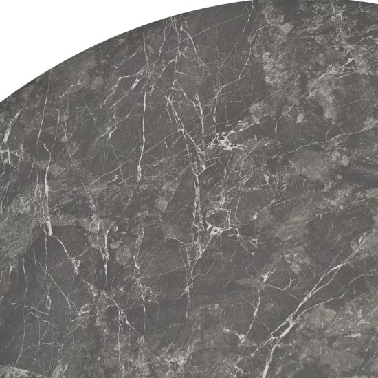 Стол обеденный раскладной круглый керамический серый (арт 33337) Фото 9