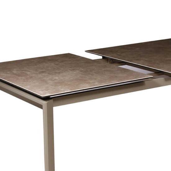 Стол дизайнерский раздвижной прямоугольный керамический (арт 10916) Фото 5