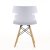Стул белый пластмассовый (арт 6623)