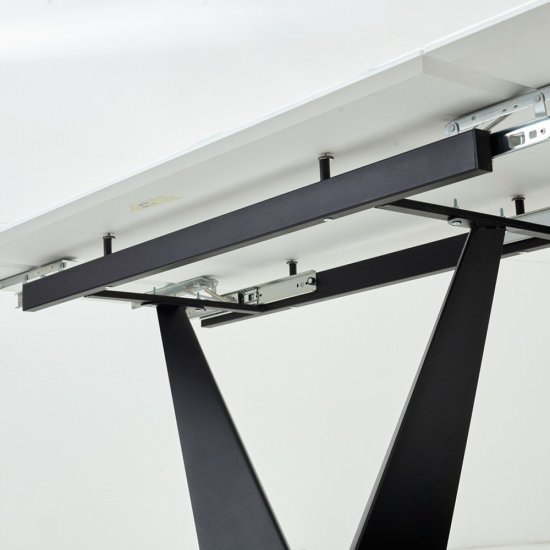 Стол белый на одной ножке 140 см (арт 14810) Фото 8