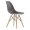 Стул дизайнерский коричневый пластмассовый eames (арт 7006)