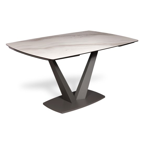 Стол овальный керамический 140 см современный (арт 32465) Фото 1