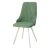 Стул на металлокаркасе мягкий зеленый из велюра (арт 22900)