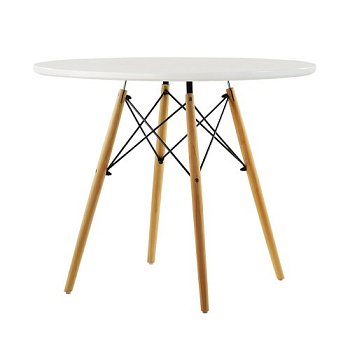 Кухонный стол дизайнерский круглый D-90 см eames (арт 16406) - Фото 2