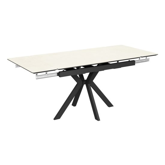 Стол прямоугольный из керамогранита бежевый 120 см (арт 33524) Фото 3