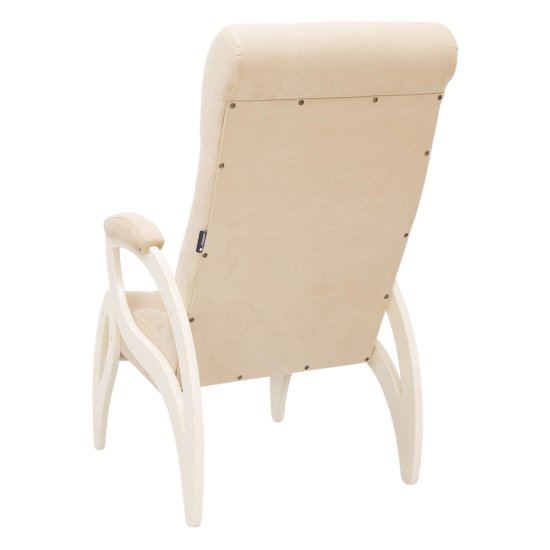 Полукресло мягкое с подлокотниками бежевое (арт 15839) Фото 3