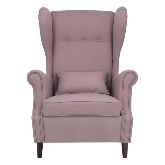 Стул-кресло мягкий с подлокотниками серый классика (арт 29449) Фото 1