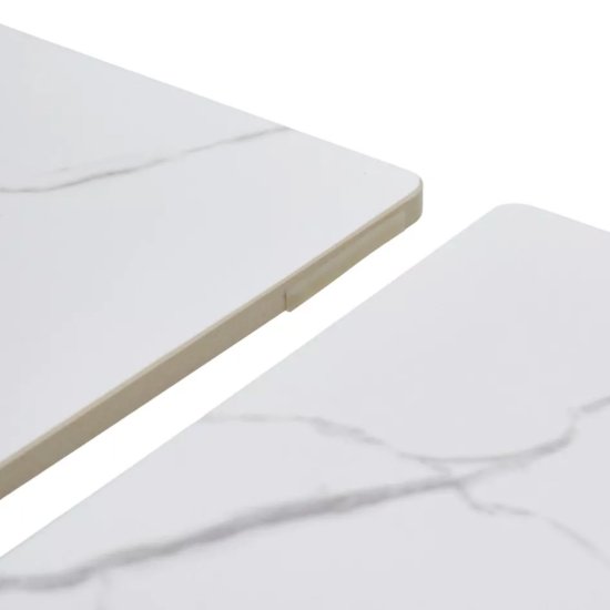 Стол кухонный раскладной керамический под мрамор (арт 33369) Фото 7